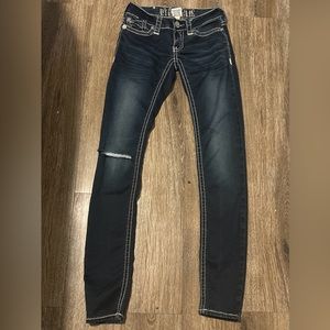 Hydraulic Women Dark Blue Jeans Size 0 Skinny Great Deal!